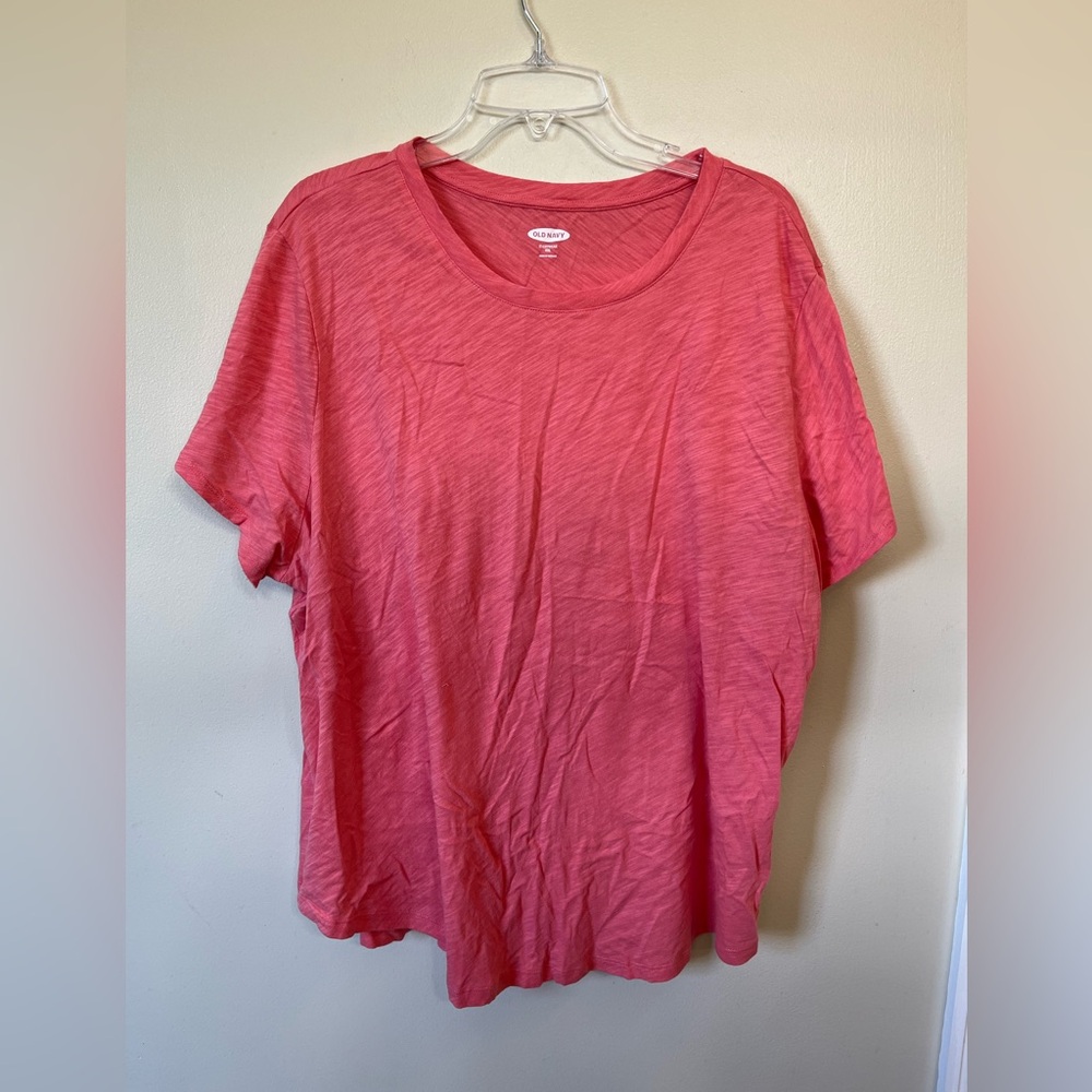 Old Navy Coral Short Sleeve Tee